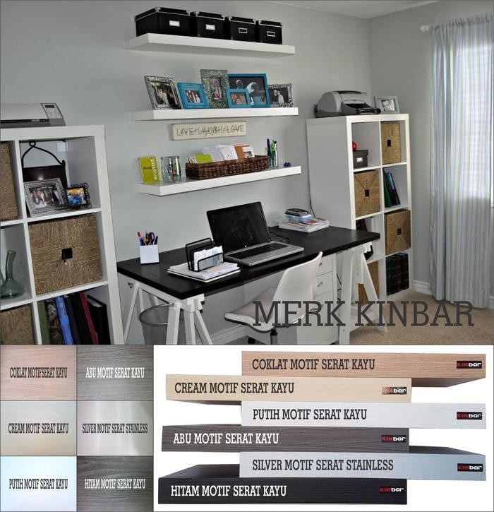 20x15x4cm Rak Dinding/Ambalan/Melayang/Floating Shelf MERK KINBAR A403