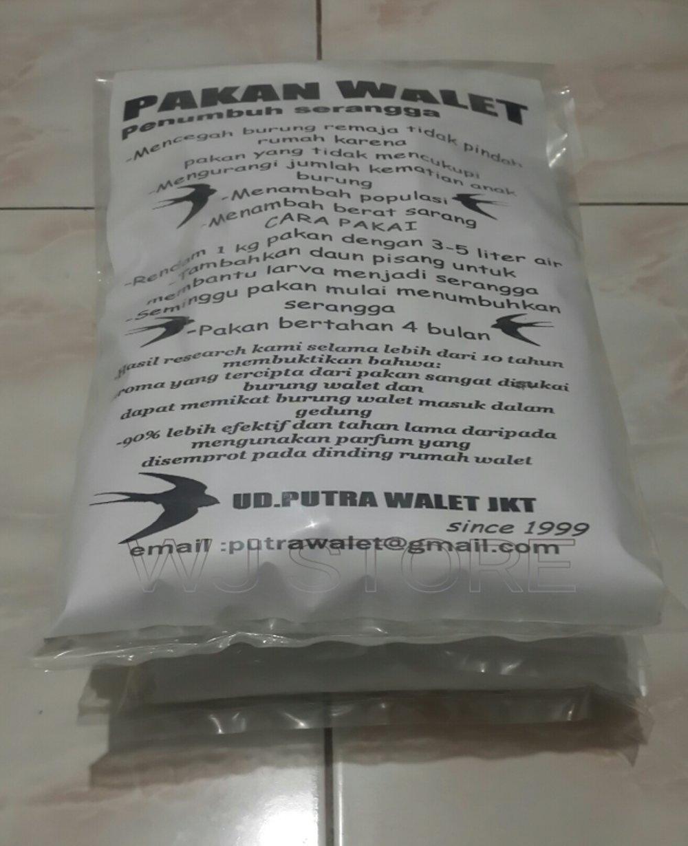 Pakan Walet penumbuh serangga