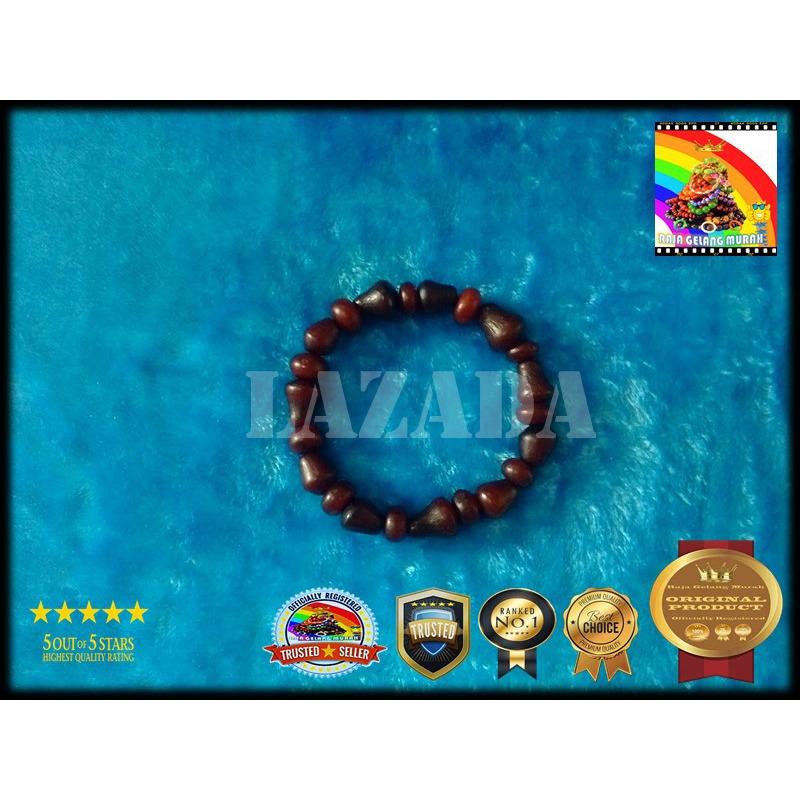 GELANG AKAR BAHAR ASLI MERAH LAYANG-LAYANG BERSEKAT