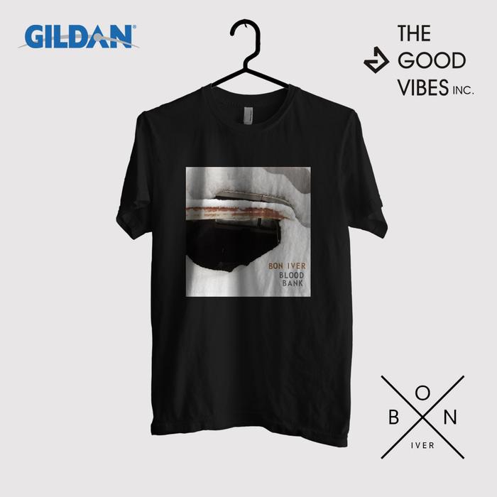 Kaos Bon Iver Original Gildan - Blood Bank