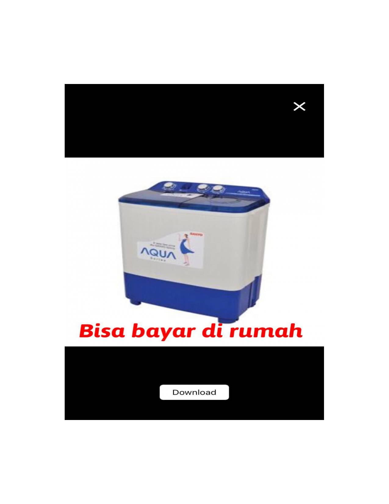 Mesin Cuci 2 tabung Sanyo Aqua 780XT