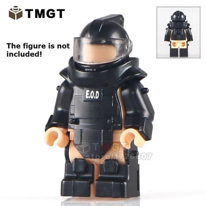 BEST SELLER!!! Anti Explosion Armor / Polisi Anti Huru Hara SWAT Brick Minifigure - QuBnVq