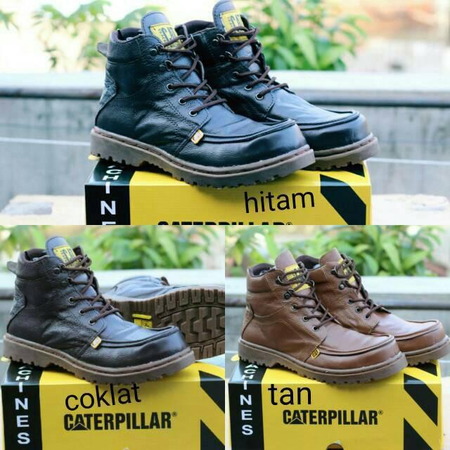 Sepatu Boots Kulit Asli Caterpillar Boot Safety DELTA Revo Safety Kickers Nike Worksafe