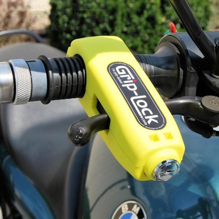 Kunci Gembok Pengaman Anti Maling Stang Motor Griplock Grip Lock KM1 ( gembok alarm motor anti maling koper sepeda pagar cakram kinbar kode tas mobil clock rumah sensor gerak pintu digital remote lock bht )
