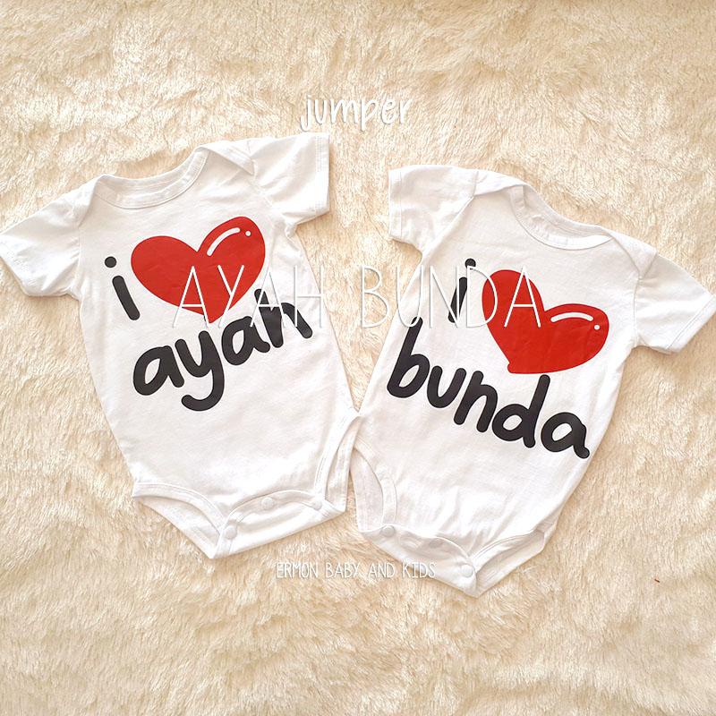baju jumper bayi ayah bunda
