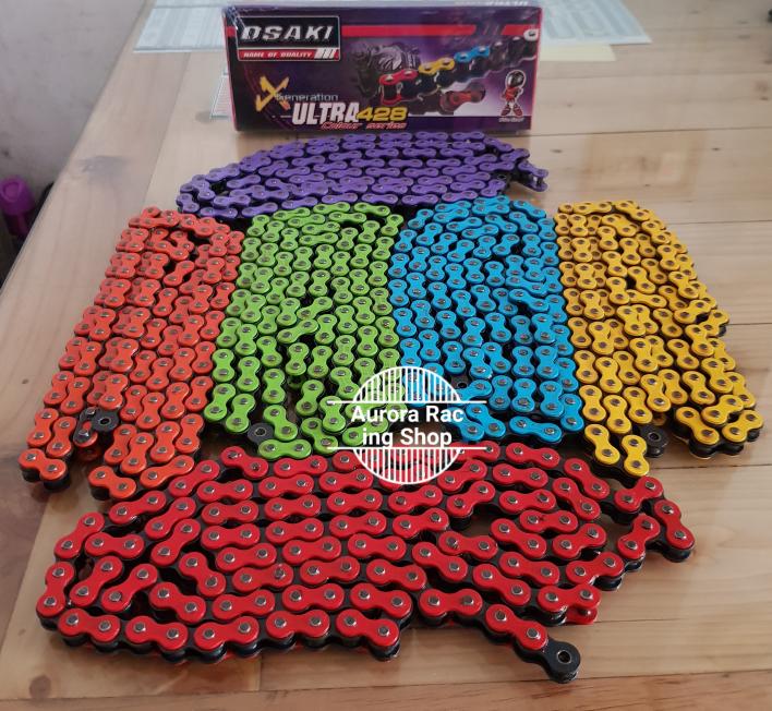 Rantai Osaki 428 - 128L Warna - Original Thailand