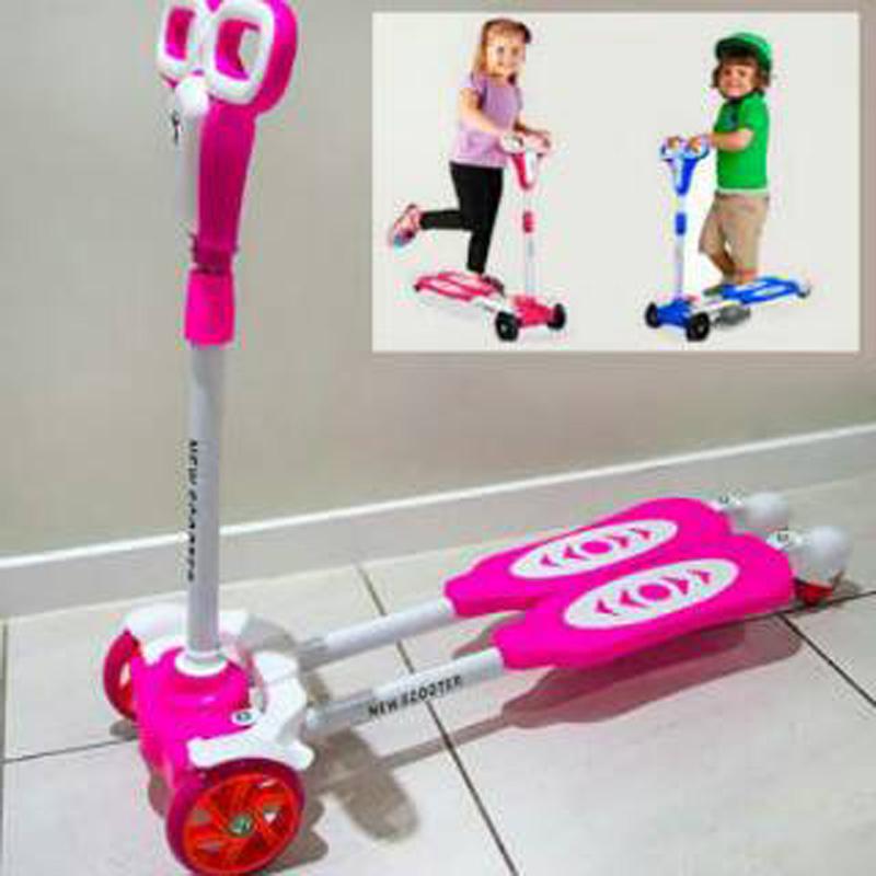 4 Wheel Frog Kick Scooter - Skuter Anak  Skuter Gunting Kodok  Otoped Anak Roda 4
