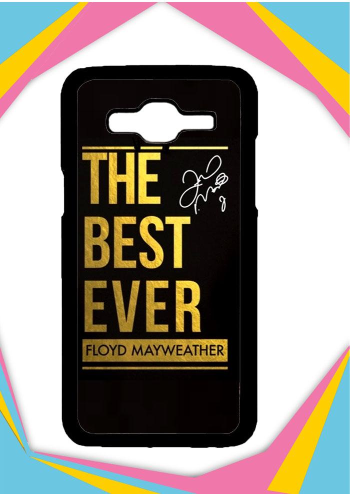 Casing Samsung Galaxy J3 2015 Custom Hardcase the best ever mayweather Z5681 Case Cover