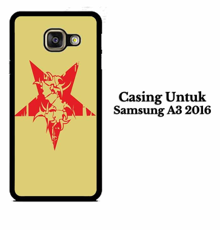 Casing SAMSUNG A3 2016 sepultura logo Hardcase Custom Case Se7enstores