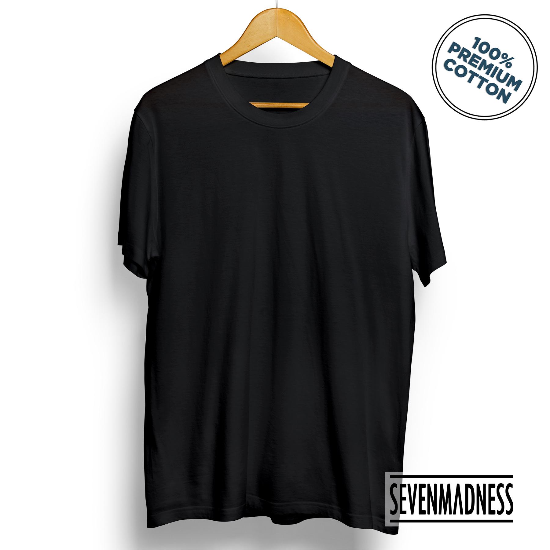 Kaos Polos Unisex Pria / Wanita - Premium Cotton Combed Tshirt