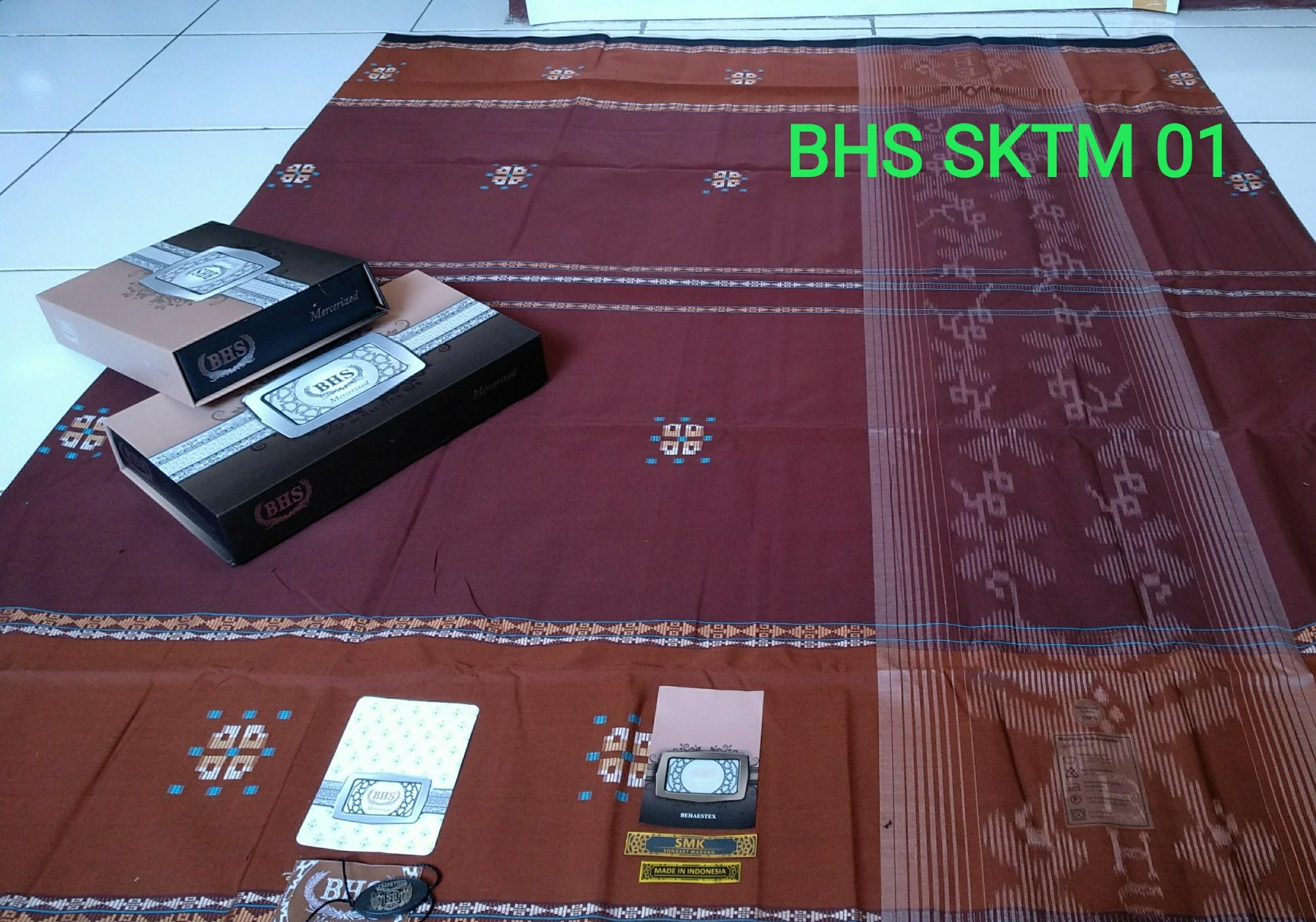 Sarung BHS Mercerized Songket Maroko/Sarung BHS/Sarung BHS Songket/Sarung BHS SMK/Sarung Atlas BHS- Original Product