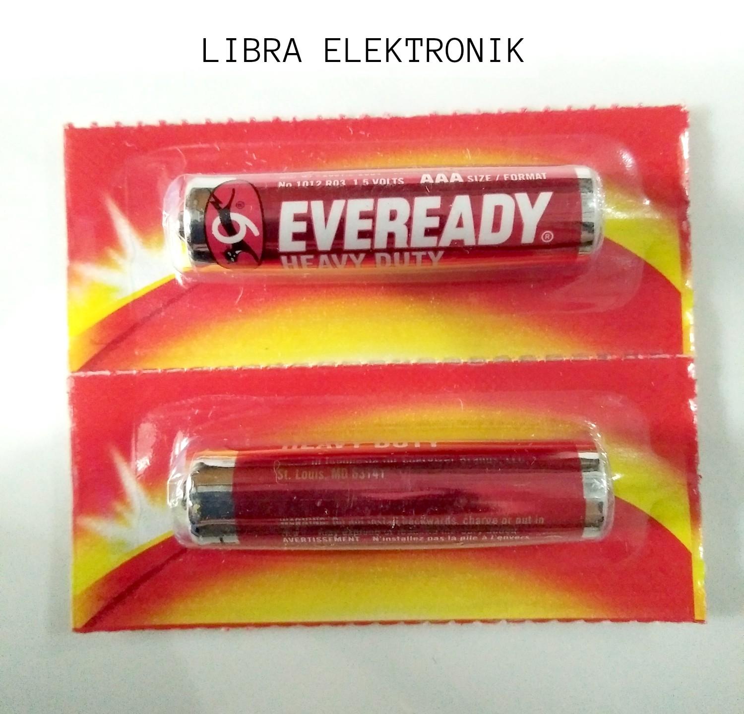 Baterai Eveready AAA Harga per 2 pcs.