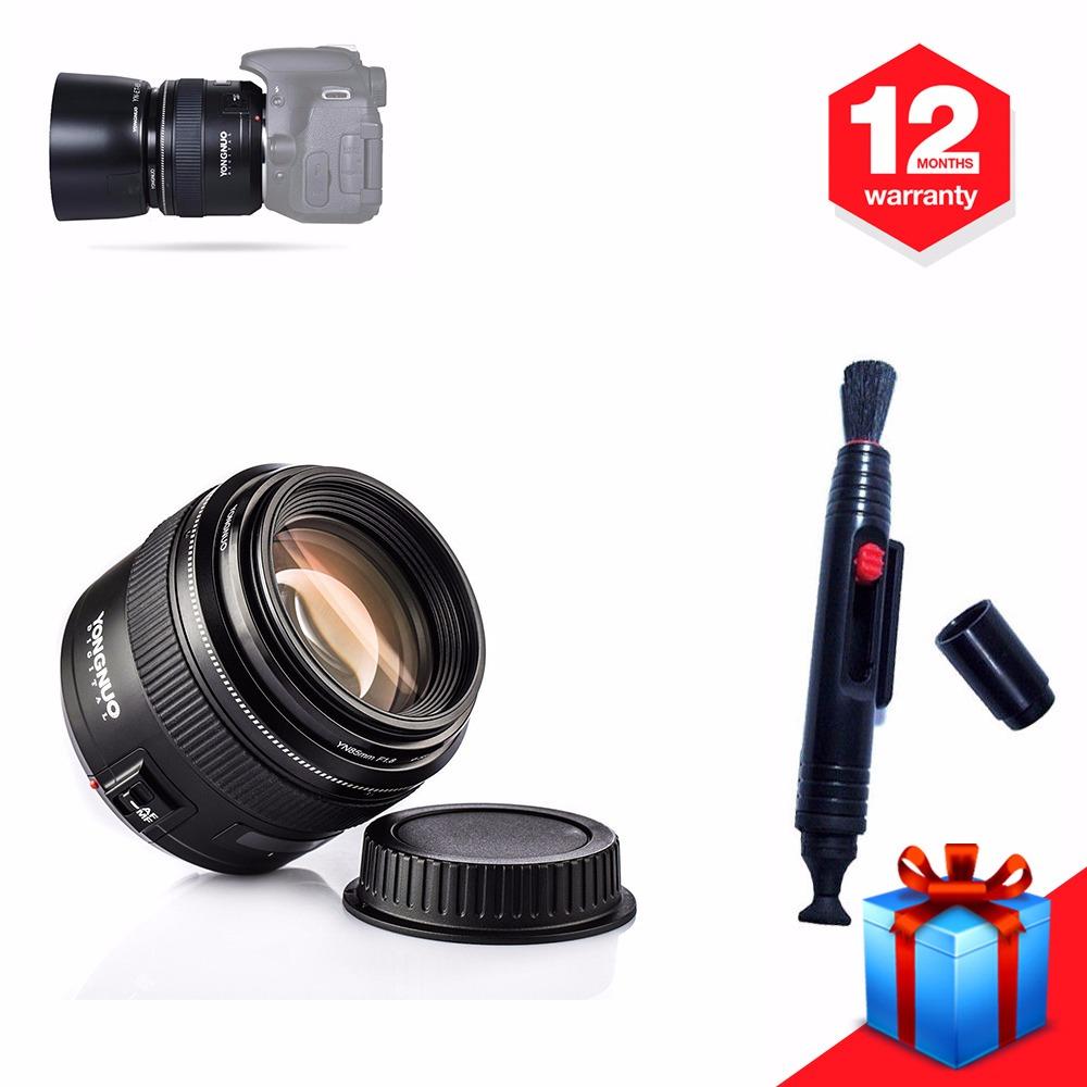Yongnuo YN85MM F1.8 Medium Telephoto Prime Lensa AF MF For Canon EOS DSLR Camera - intl