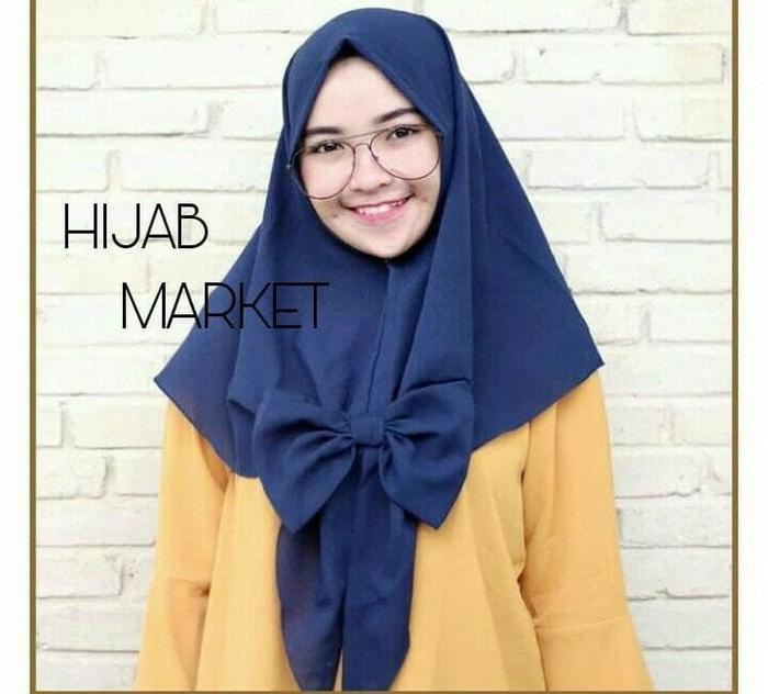 jilbab instan khimar pita ceruti non pet