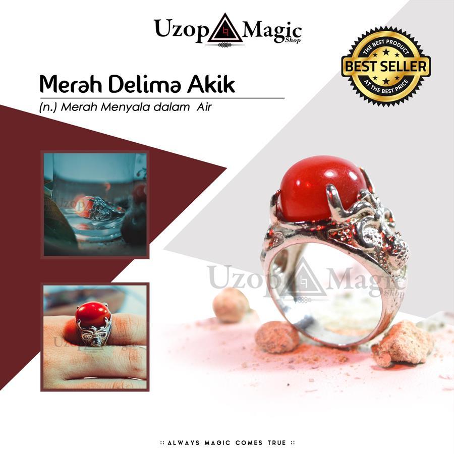 Uzop Magicshop - Alat Sulap Batu Cincin MD Akik Menyala