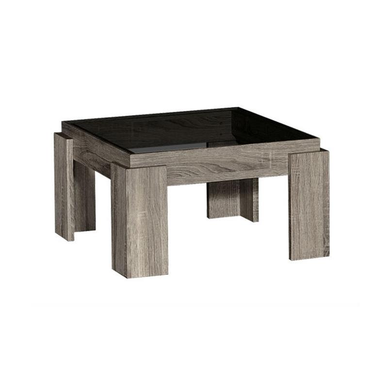 Meja Tamu Nuansa Kayu Rustic Serat Kayu Natural Modern