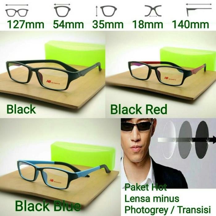 FRAME KACAMATA MINUS KACAMATA LENSA PHOTOCHROMIC PHOTOGREY - Ijufoie