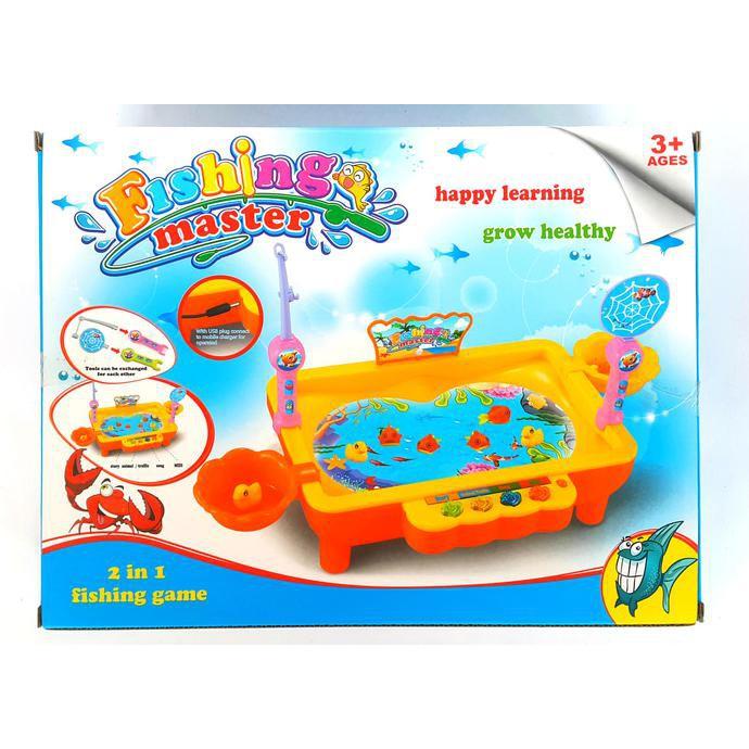 BEST SELLER!!! VIDEO INSIDE !! Mainan Pancing Elektrik + Musik Baterai Bisa Di Cas