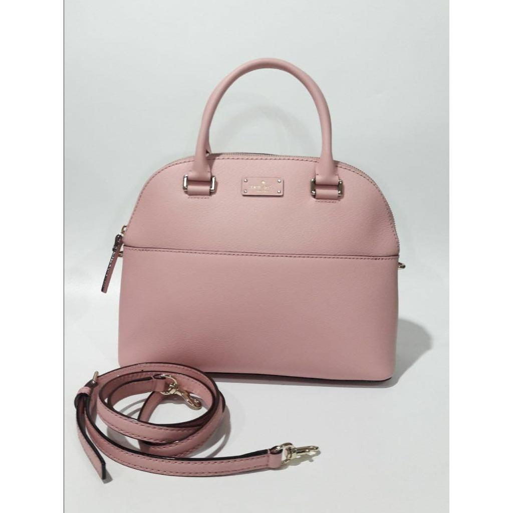 Jual Tas Kate Spade Carlie Carli Groove Satchel Pink Bonnet