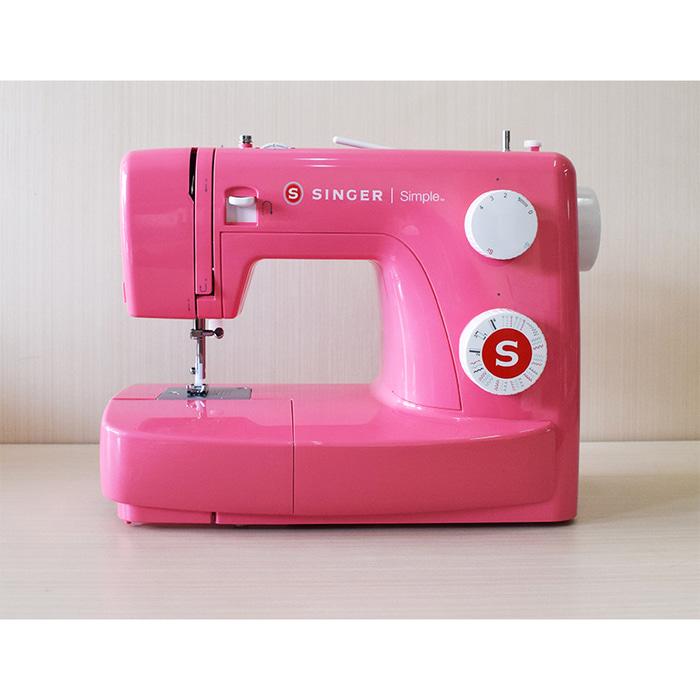 TERLARIS SINGER 3223 Simple (Red) Mesin Jahit Portable PROMO