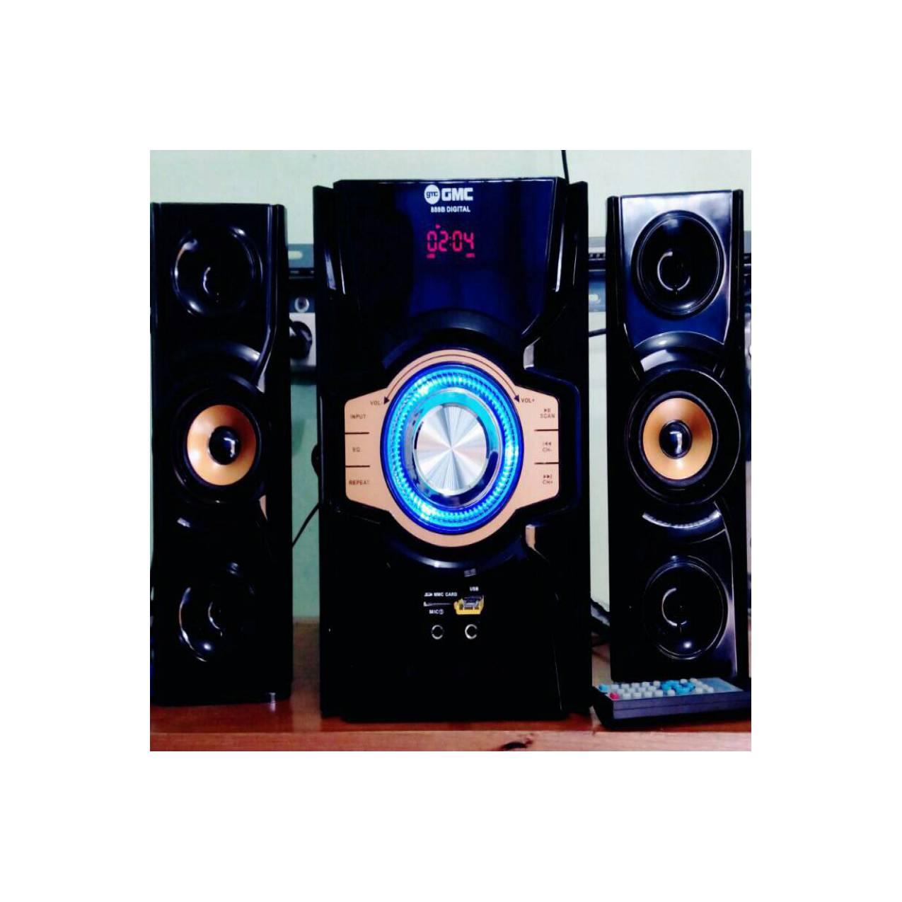 Speaker Aktif Multimedia GMC 889B Bluetooth, FM Radio, Remote, Karaoke