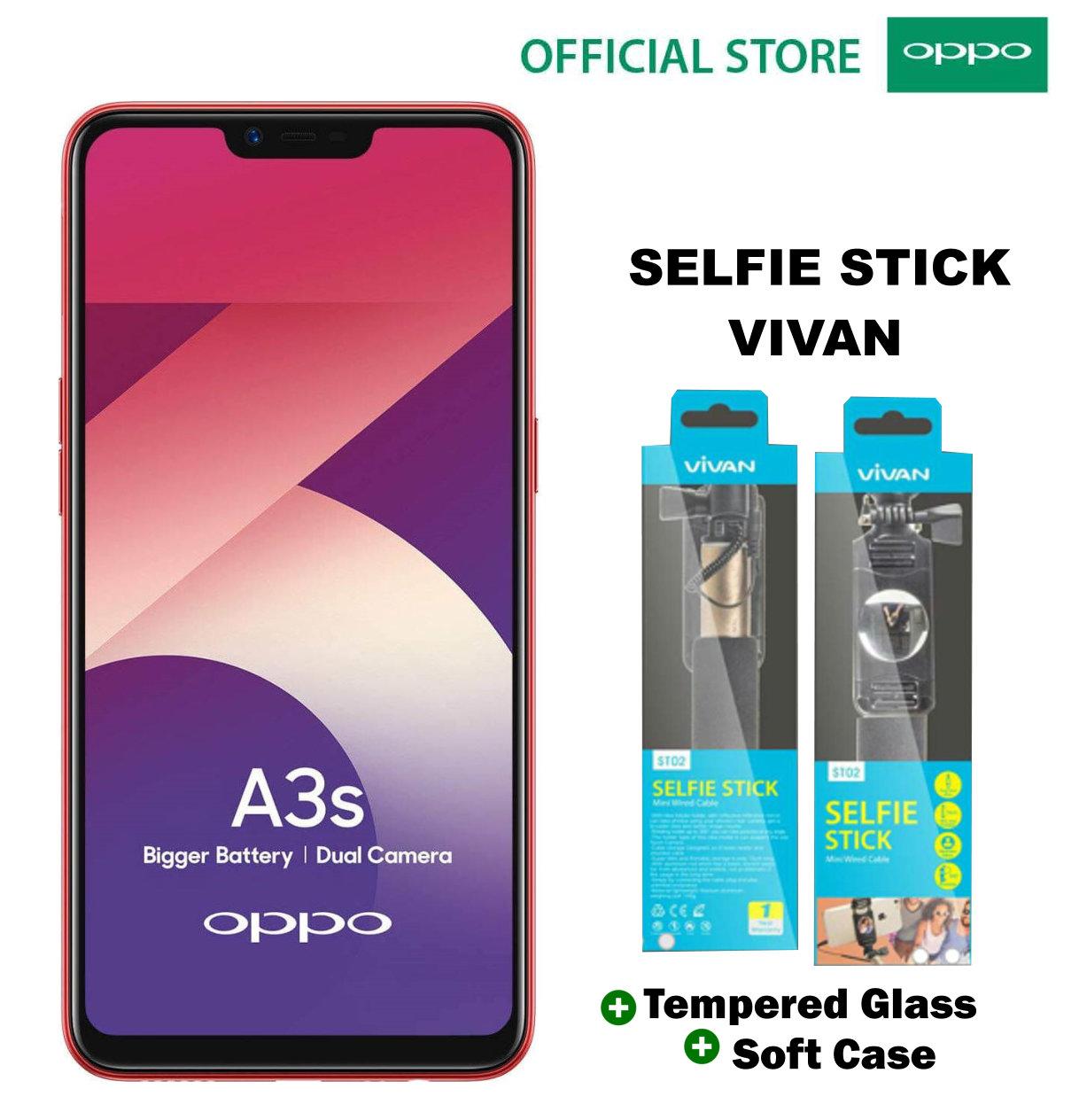 OPPO A3S 2/16GB - Plus Selfie Stick Vivan ST02
