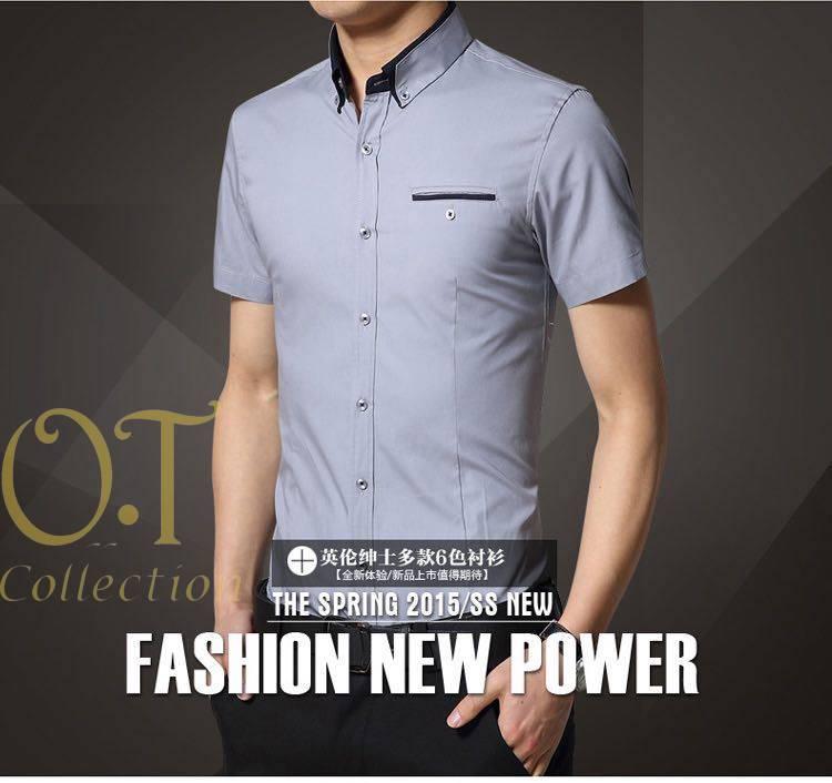 Popuri Fashion Kemeja Pria Willian Lengan Pendek Katun Stretch Baju Cowok Formal Kem Casual Murah Atasan Laki Terbaru Kemej Kekinian Lakilaki Cowo Kemejs Baju Cowok Baju Pria Laki-laki Kemeja Formal Casual All Size XL Strech Hem Pria Lelaki
