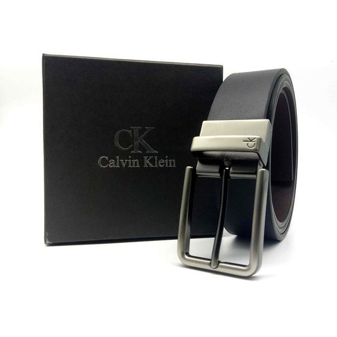 IKAT PINGGANG PRIA KULIT PU IMPORT ASLI CALVIN KLEIN CK - QIYXE4