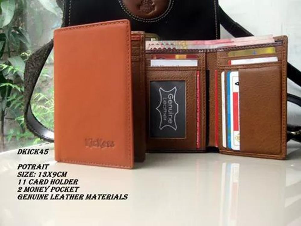 Dompet Uang Banyak Slot Kickers KK45K Kulit Asli Berkualitas Durable