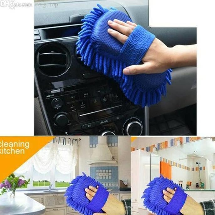 Lap Spon Cendol Microfiber Jumbo Multifungsi Cocok Buat Cuci Mobil Ghtpoef