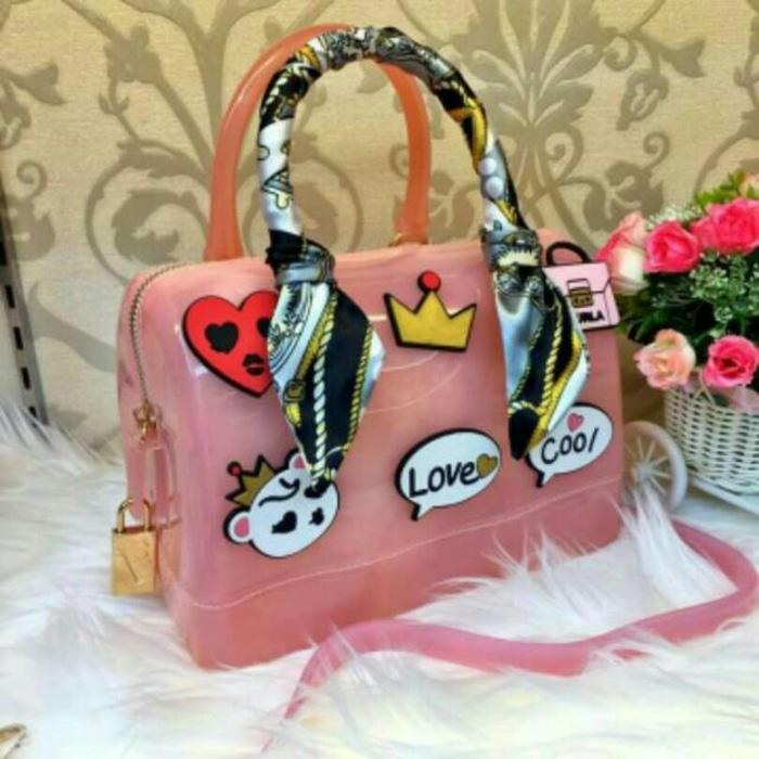 FURLA JELLY LOVE / tas fashion gaul keren murah - F3zhfj