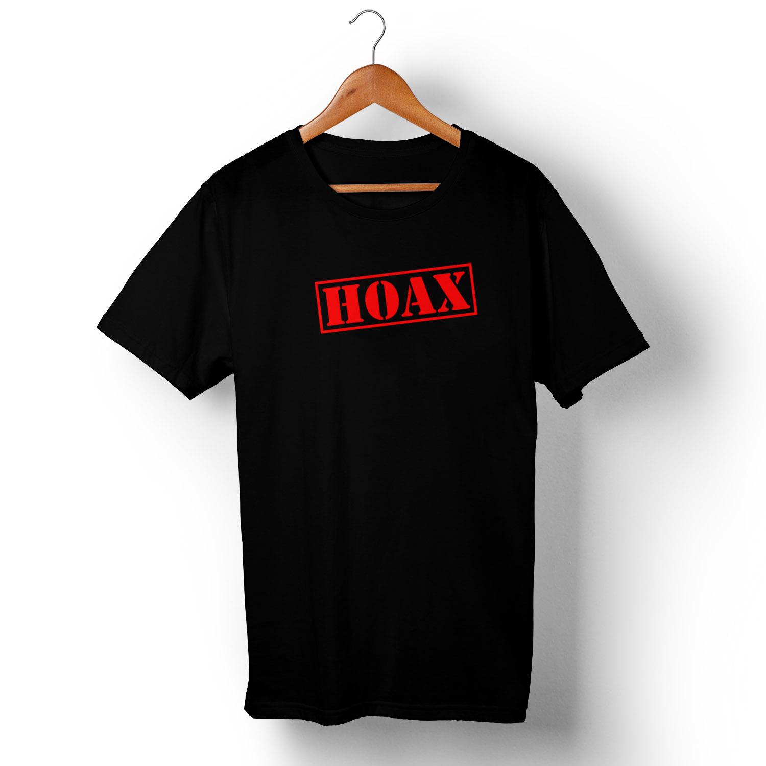 Kaos Distro Premium Hoax - Black