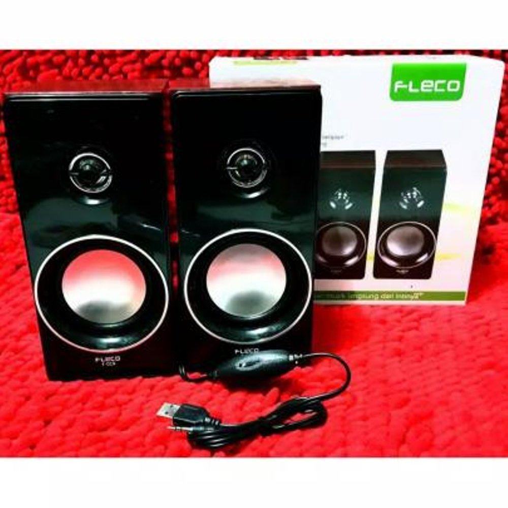 Speaker Aktif Mini Fleco F-023 Extra Power Sound-Speaker Digital Komputer/HP