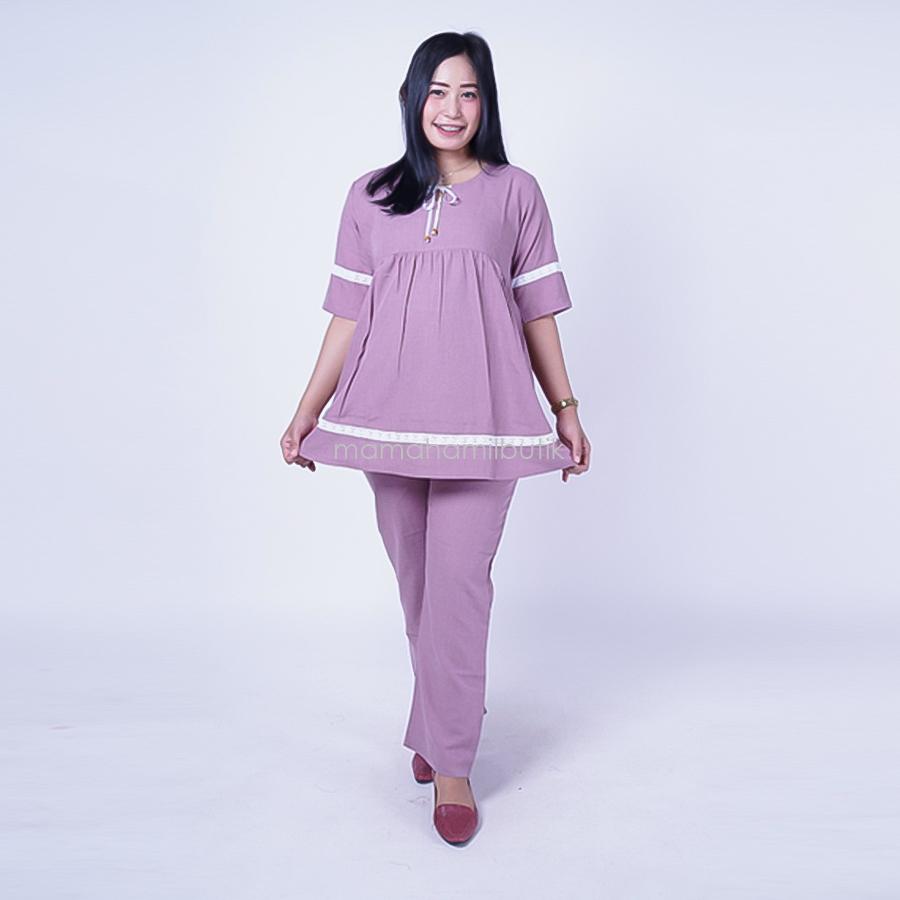 Setelan Hamil 7/8 Renda Cantik / Baju Hamil Untuk Kerja / Baju Hamil Muslim / Baju Hamil Seksi Baju Hamil Gamis / Baju Hamil Kerja Modis / Baju Hamil batik / Baju Hamil Menyusui