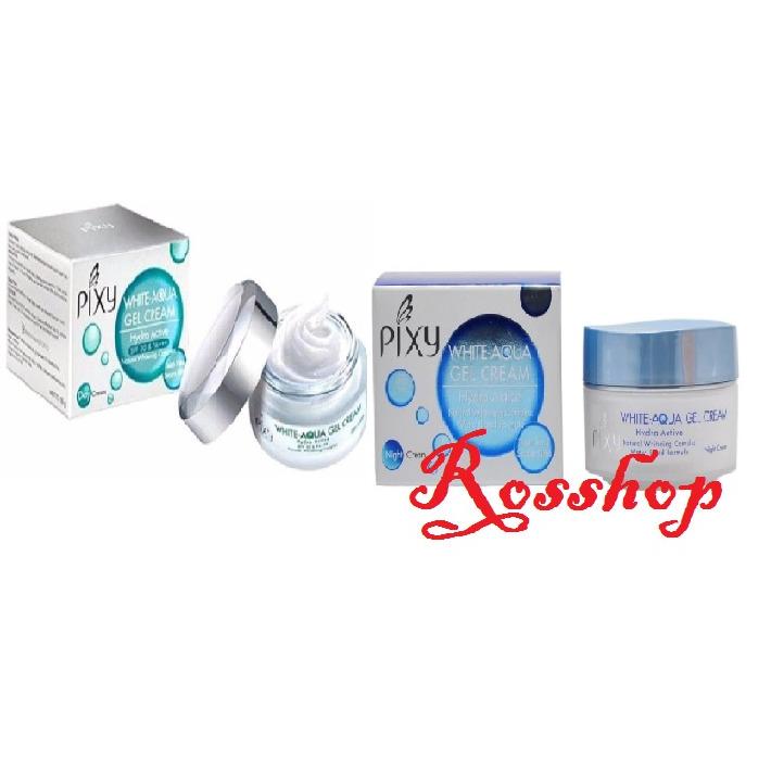 Pixy White Aqua Gel Day dan Night Cream - 18gr