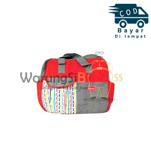 WarungSiBoss Snobby Tas Bayi Besar TPT 1671 Tas Bayi / Tas Popok / Tas Diapers / Tas Bayi Snobby / Tas Ransel untuk Perlengkapan Bayi / Tas untuk Perlengkapan Bayi / Tas Bayi Ransel / Tas Perlengkapan Bayi / Tas Baby Besar Double Saku - Line Series