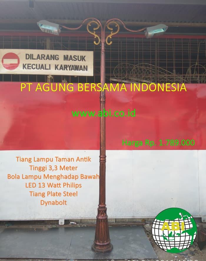 Tiang Lampu Taman Jalan H33 meter