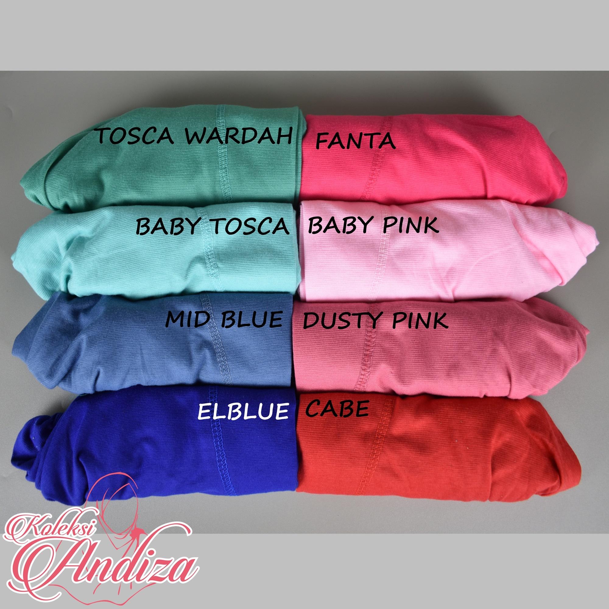 ANDIZA - CIPUT NINJA ANTEM ZIPPER - BAHAN KAOS NYAMAN - INNER DALAMAN JILBAB KERUDUNG RESLETING SLETING