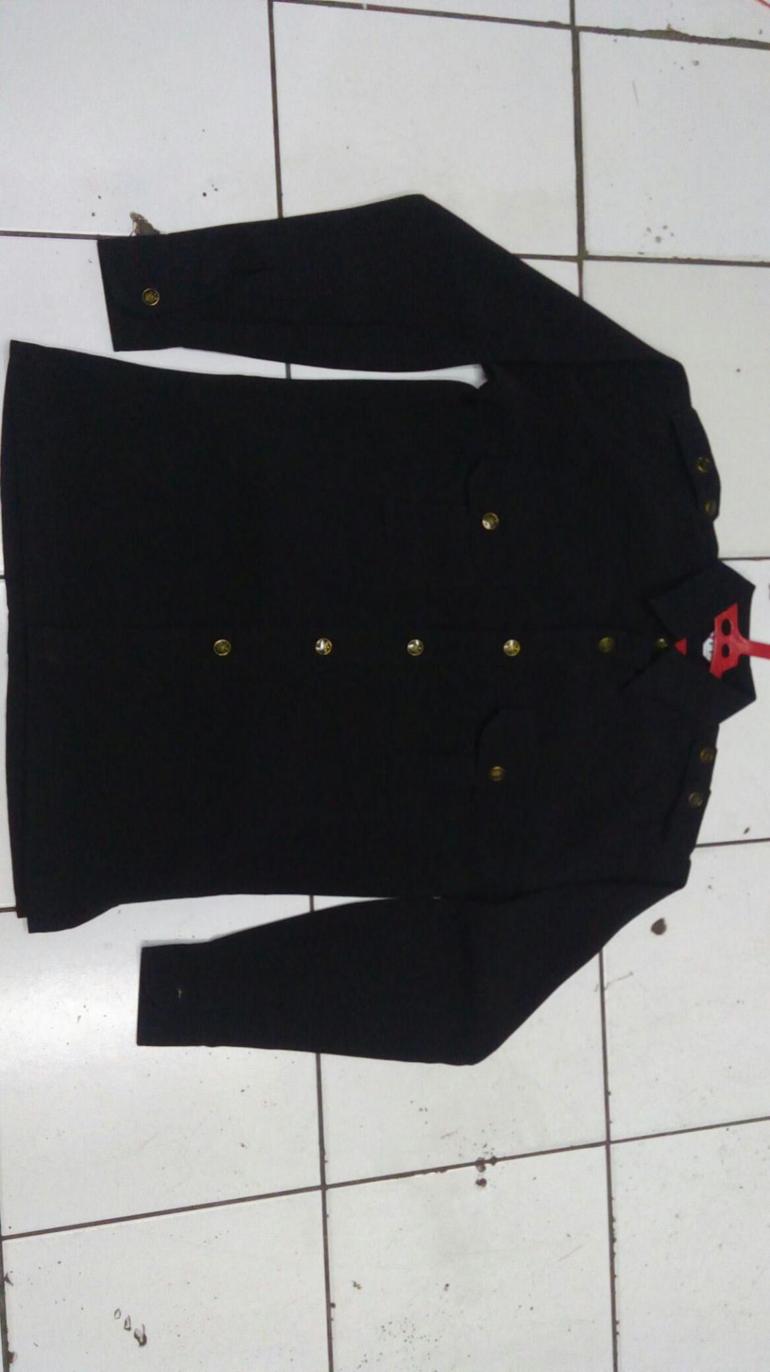 Baju safari lengan panjang standar security