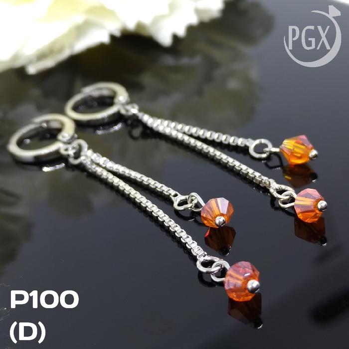 P100 Anting Panjang / Anting Korea Xuping - Perhiasan Lapis Emas 18K - Fasionable - Best Seller