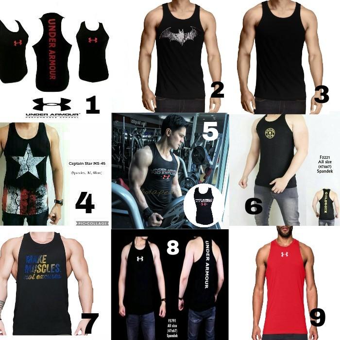 HARGA MURAH,MODEL TERBARU,TERLARIS DI PASARAN,singlet kaos gym fitness pria olahraga harganya terjangkau nyaman di pakai,sangat nyaman dipakai untuk aktivitas olahraga seperti gym dan running,bisa di pakai sehari hari banyak model terbaruh