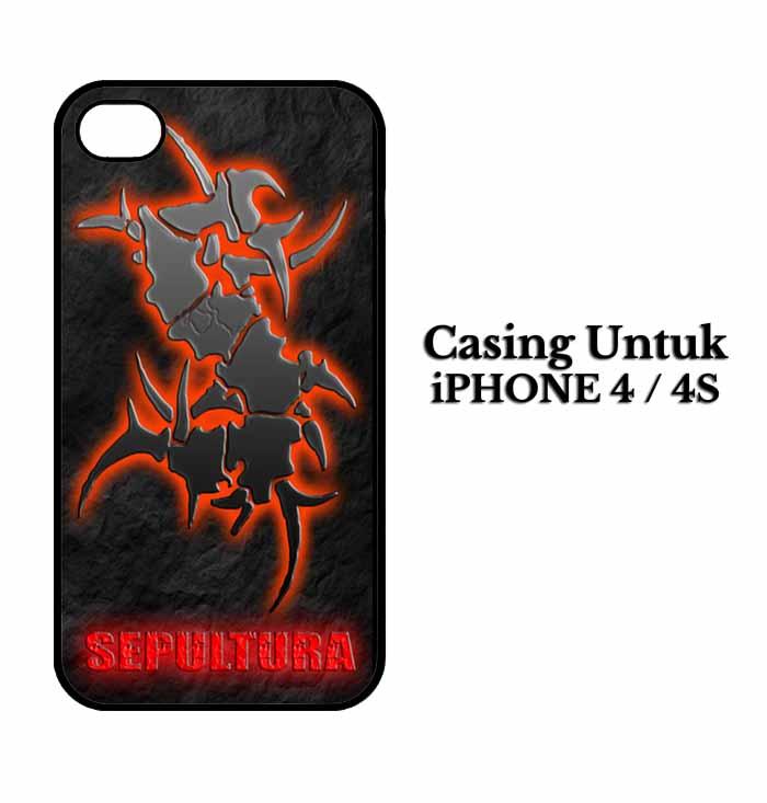Casing IPHONE 4 sepultura Hardcase Custom Case Se7enstores