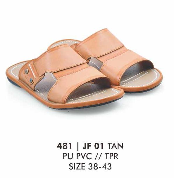 Promo sendal casual pria (sendal grosir cibaduyut, sendal distro terbaru) 45 Fashion