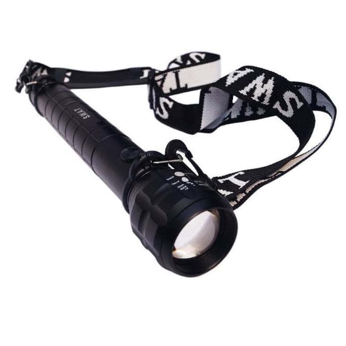 BIG SALE! Senter Police Swat Besar Tiga Baterai ( Zoom Maju Mundur )