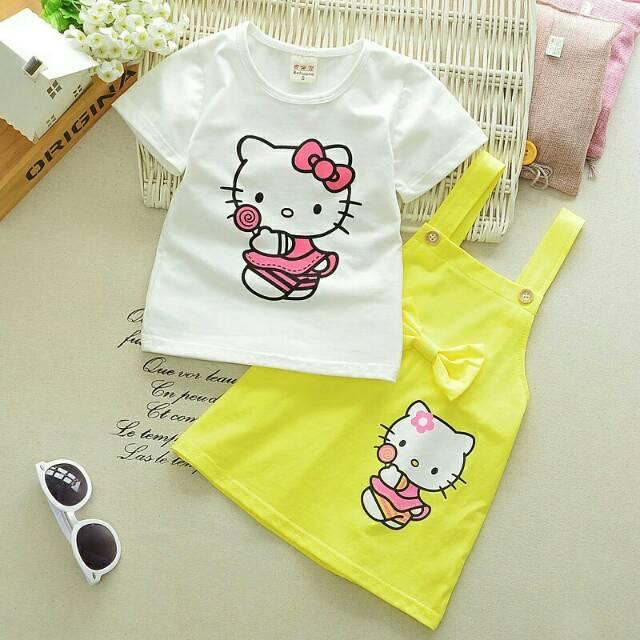 Vshop91jkt - Set Lolly Kitty / Setelan Anak / Baju Muslim / Pakaian Anak / Baju Muslim / Sweater Doraemon / Tunik / Atasan Wanita / Dress Wanita / Blouse Jumbo / Dress Jumbo / Dress Muslim / Blazer Jumbo / Baju Kerja / Syari Anak / Gamis / Baju koko