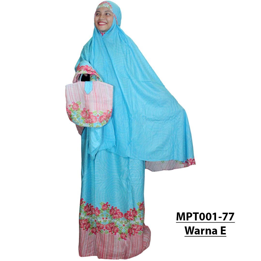 Mukena Bali, Mukena Batik, Mukena Dewasa Bahan Rayon (MPT001-77) Batik Alhadi