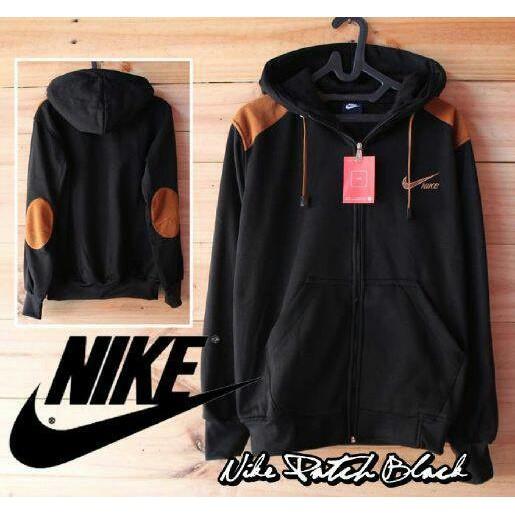 Jaket/ Sweater Nike Elbow Hitam Bigsize/Jumbo Xl-Xxl - Uj6tpk