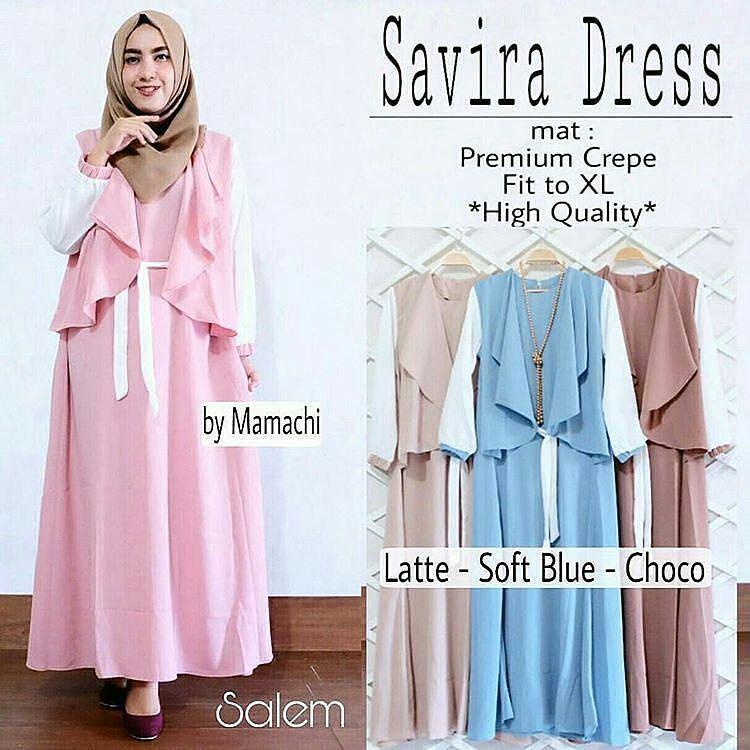 “SAVIRA ML” Maxi Dress Syari Gamis Bahan Balotely Wolfice Katun Rubiah Spandek Panjang Hijab Casual Pakaian Wanita Trand Terbaru Fashionable