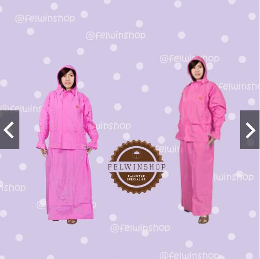 Jas Hujan Muslimah Rok SHE Buat Wanita Termurah