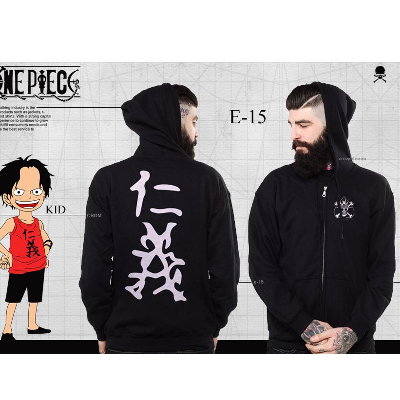 Jas Premium - Jaket Anime One Piece - KID ACE (NEW)
